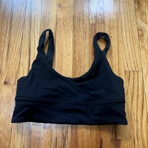 Lululemon Align Black Camo Reversible Scoop Neck Medium Support Sports Bra z 8